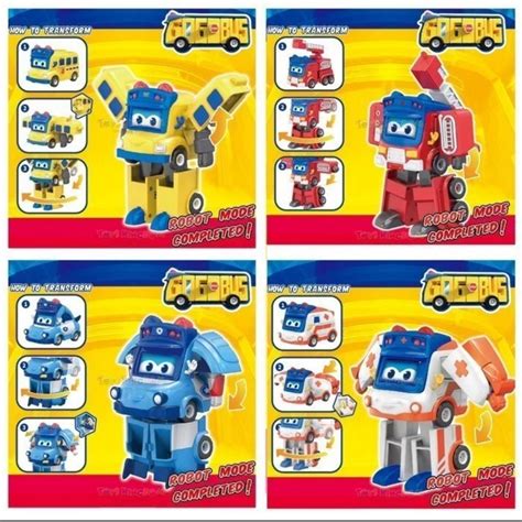 Jual GOGOBUS TRANSFORMING GOGO BUS AMBY FIRY JUSTIN ORIGINAL | Shopee ...