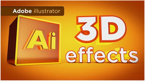 Adobe Illustrator 3d Effects Tutorial Extrude Revolve And Rotate In