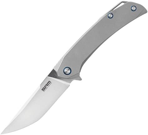 SRM 1411-TZ Large Asika Knife with 154CM Blade Steel & TC4 T