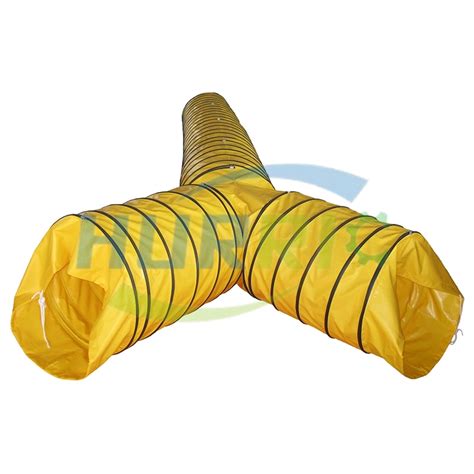 Acid Resistance Ventilation Hose Special Shaped Pvc Flexible Air Duct For Underground China