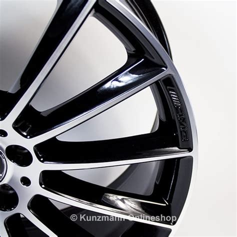 Amg Multi Spoke Rim Set 20 Inch Black Shiny E Class C238 Genuine Mercedes Benz A213401222300