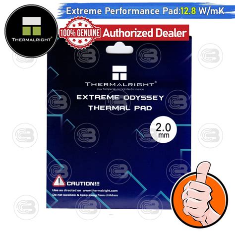 🔥Thermalright Extreme Odyssey Thermal Pad 120x120 mm./2.0 mm./12.8 W/mK ...