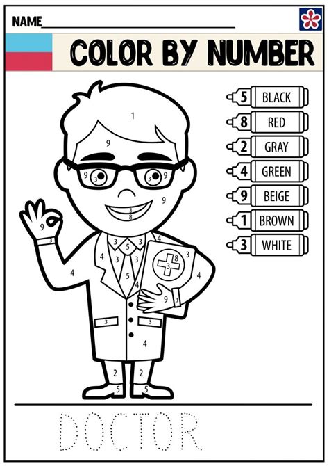 Community Helpers Worksheets Doctor