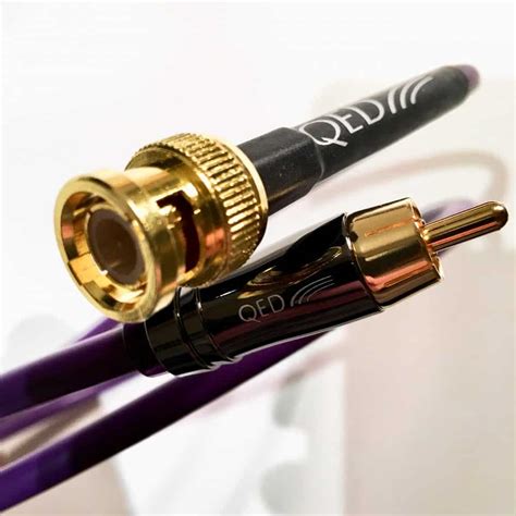 QED Performance DIGITAL Audio 75Ω Coaxial Custom BNC RCA Cable ...