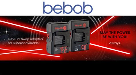 The Guild Of Television Camera Professionals Bebob Introduces New Hot Swap Adapters For B