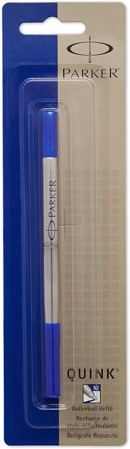 Parker Quink Permanent Ink Refill Cartridge For Rollerball Pens Medium