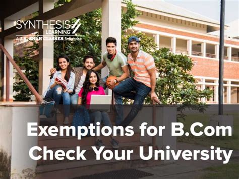 Acca Exemptions For Bcom Uncovering University Coverage