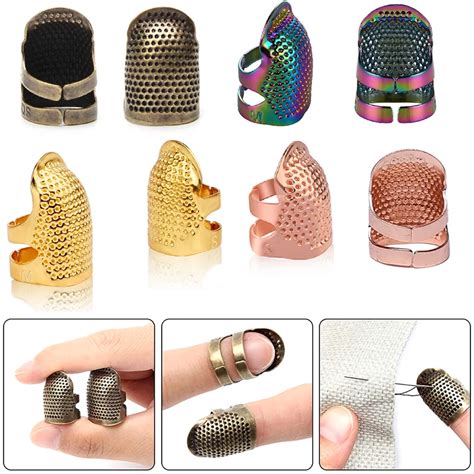 1 3PCS Sewing Thimble Hand Working Sewing Thimble Finger Protector