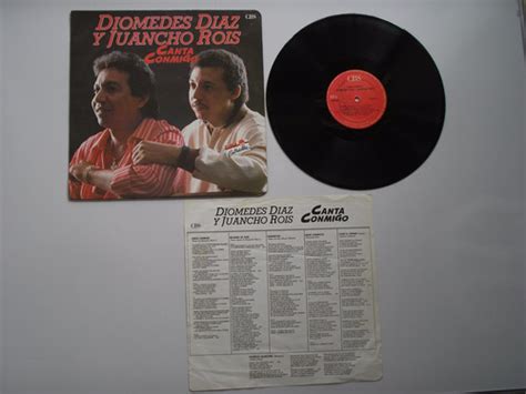 Lp Vinilo Diomedes Diaz Juancho Rois Canta Conmigo Mercadolibre