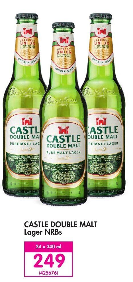 Castle Double Malt Lager NRBs Offer At Makros Liquor