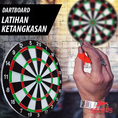 Jual Dart Papan Dart Board Game Pro Panahan Dinding Inch Free Anak