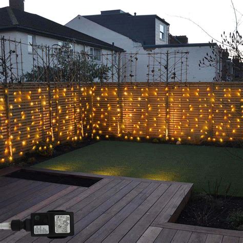 Cciland Led Christmas Curtain Lights Plug In Mx M Led Curtain