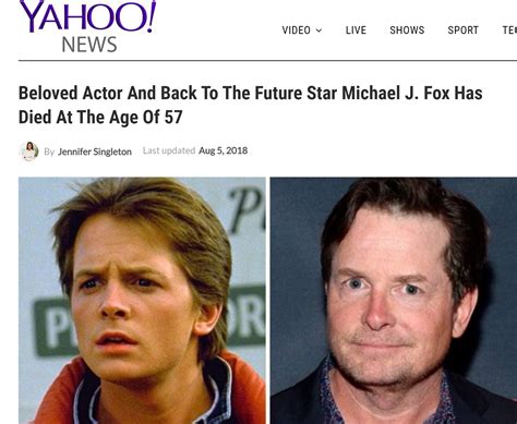 Michael J. Fox Death Hoax | Snopes.com