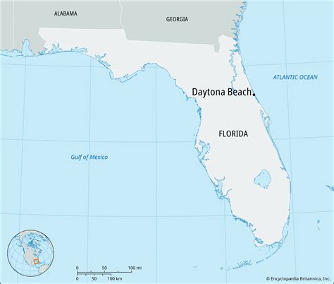 Daytona Beach | Florida, International Speedway, 500, NASCAR, & Map