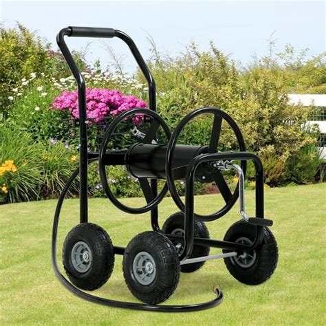 Yrllensdan Garden Water Hose Reel Cart Tools With Wheels Garden Lawn