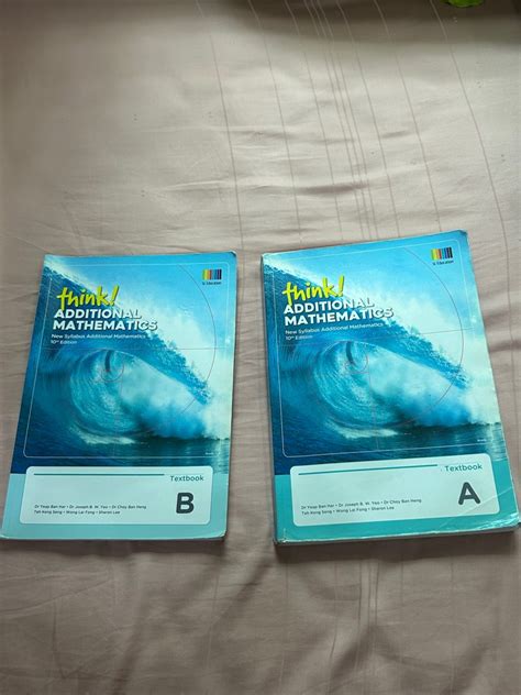 Additional Maths Think Textbook A And B Th Edition Hobbies Toys