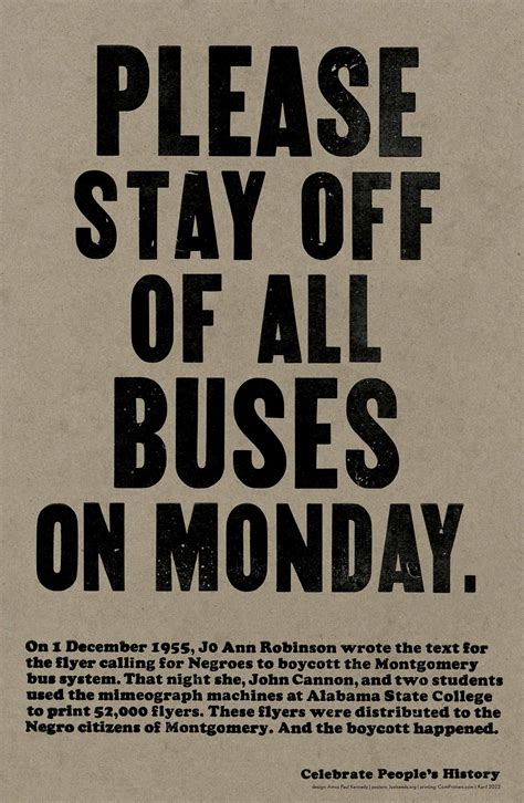 montgomery bus boycott justseeds