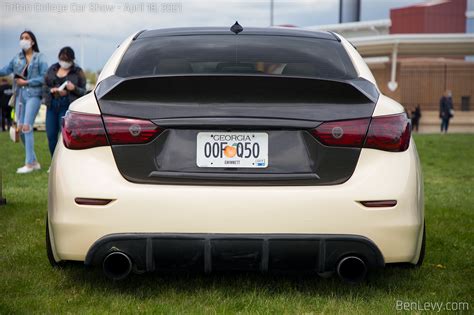 Carbon Fiber Trunk Lid On Infiniti Q50 BenLevy