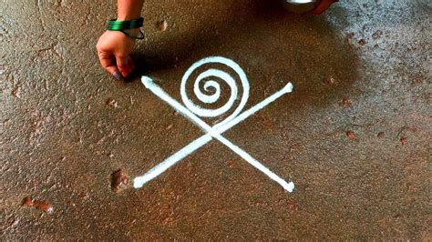 Aani Madham Simple Kolam 2 2 Traditional Kolam Friday Special Kolam