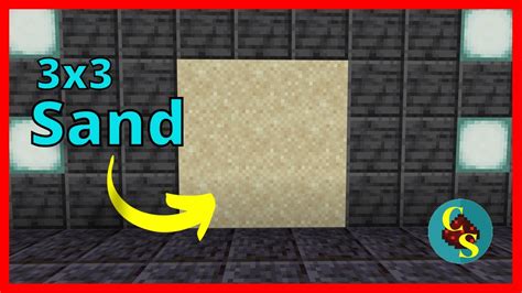 Super Fast Minecraft 3x3 Sand Door Tutorialbedrock Edition Youtube