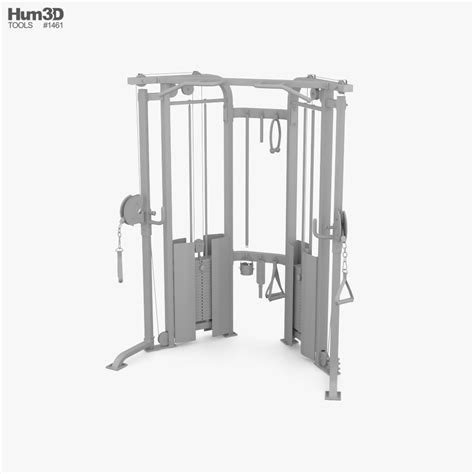 Crossover Functional Trainer Machine 3d Model Download Sports