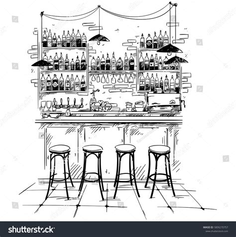 120407 Bar Sketch 이미지 스톡 사진 및 벡터 Shutterstock