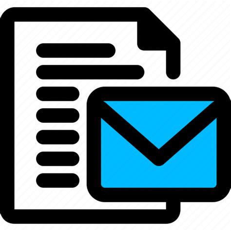 Document Email File Icon Download On Iconfinder