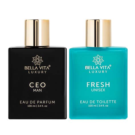 Buy Bella Vita Luxury CEO Men EDP & Fresh Unisex EDT Perfumes Combo