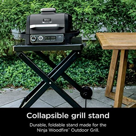 Ninja XSKSTAND Woodfire Collapsible Outdoor Grill Stand Compatible