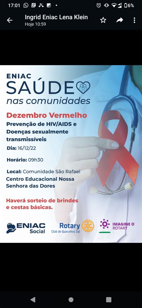 Palestra sobre Prevenção de HIV e doenças sexualmente transmissíveis em