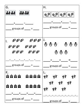 Repeated Addition Equations By Allison Andrews Tpt