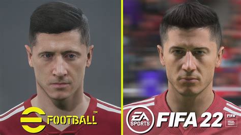 Efootball Pes Vs Fifa Ps K Graphics Comparison Youtube