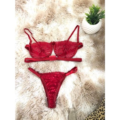 Conjunto Lingerie Gringa Suti Meia Ta A Aro Shopee Brasil