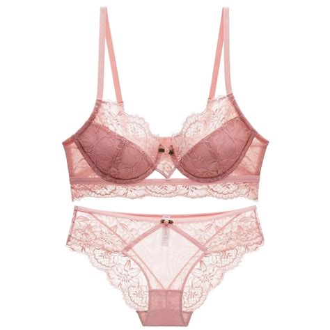Luxury Lingerie Lace Bra Set Sexy Thin Plus Size Women S Underwear High Quality Bra Briefs Sets