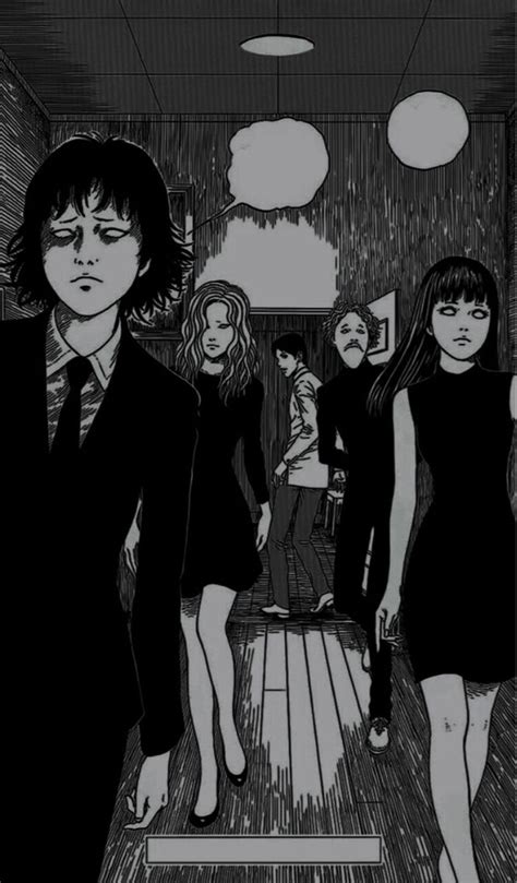 Junji Ito Manga Anime Anime Art Japanese Horror Funny Phone