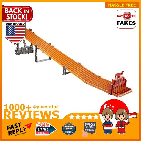 Hot Wheels Super Lane Raceway Orange Track Hobbies Toys Toys Games On Carousell