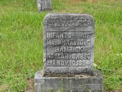 Infant Hamrick M Morial Find A Grave