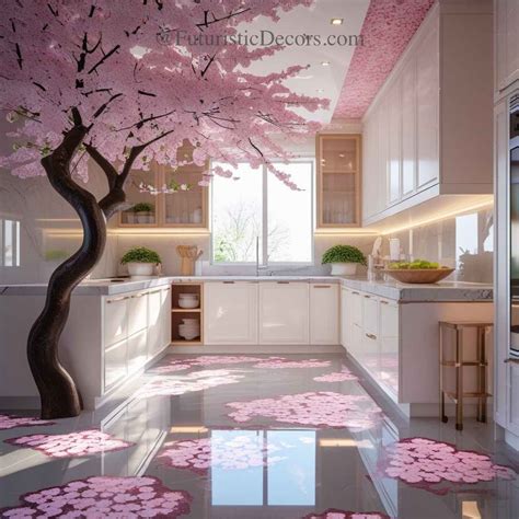 Cherry Blossom Epoxy Floor A Stunning Blend Of Art And Practicality