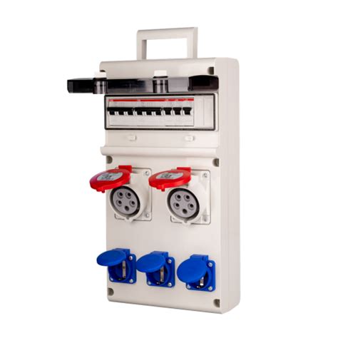 SCAME - Preassembled panel with Scame industrial sockets and ABB ...
