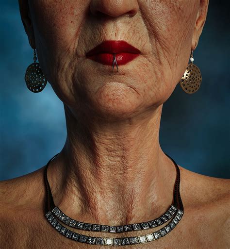 Download Woman Old Piercing Royalty Free Stock Illustration Image