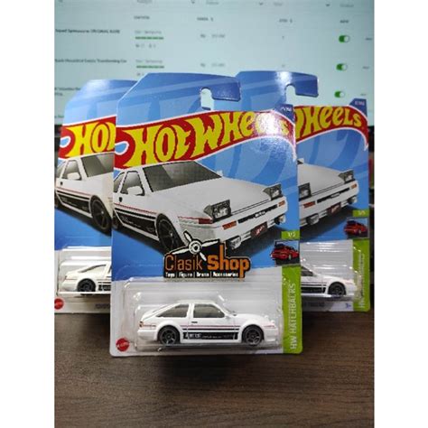 Jual Hotwheels Hot Wheels Toyota Ae Sprinter Trueno Putih Shopee Indonesia