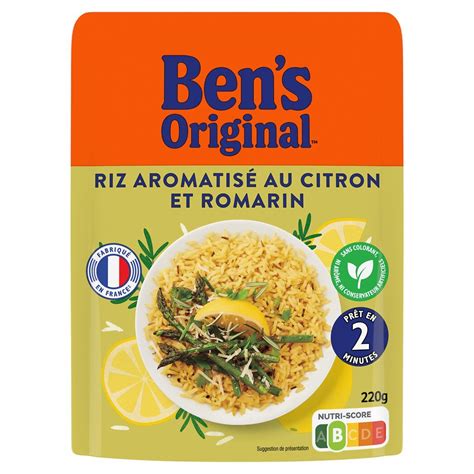 Riz aromatisé au citron et romarin Ben s Original Intermarché