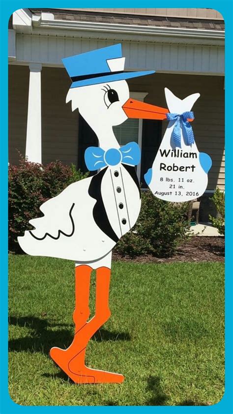 Fayetteville Nc Stork Lady New Baby Stork Lawn Signs Sandhills Baby