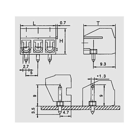 AK130/4-5.0-GRAU PTR Klemmen und Stiftleisten, RM5 - elpro Elektronik