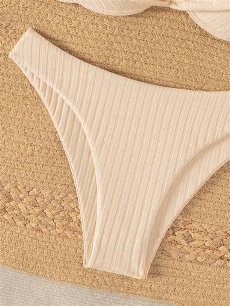 Shein Swim Conjunto De Bikini Push Up Liso Para La Playa De Verano Moda De Mujer Shein M Xico