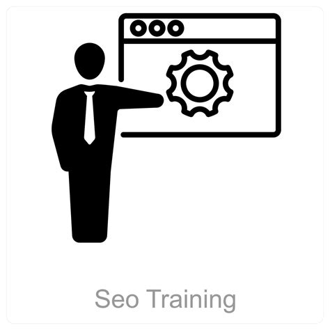 Seo Training and engine icon concept 46398333 Vector Art at Vecteezy