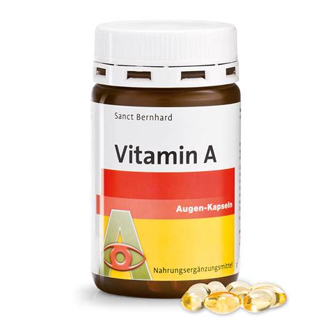 Vitamin A Eye Capsules » Buy securely online now | Sanct Bernhard