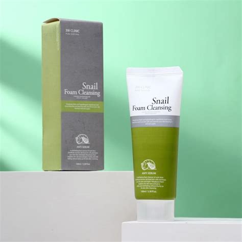 Buy 3W Clinic Snail Foam Cleansing 100ml - SkinNora - Best Korean ...