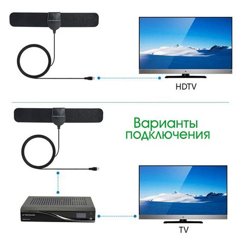 Антенна для телевизора комнатная Орбита / всеволновая VHF UHF усиление ...