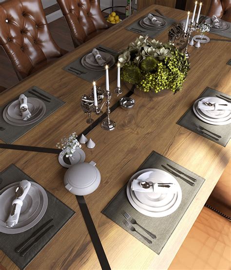 Wooden Dining Room :: Behance